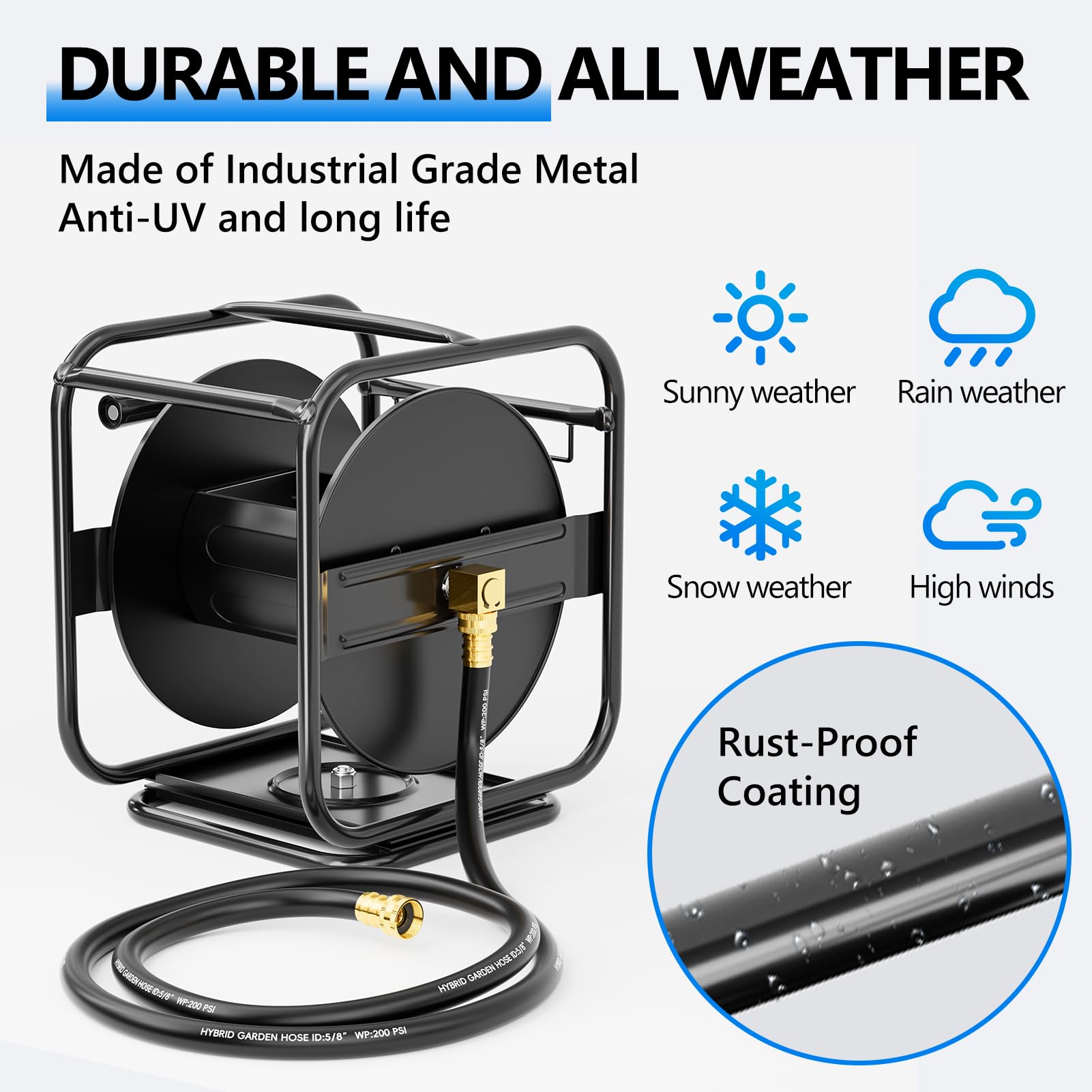 SPECILITE rust-resistant coating detail protecting reel outdoors