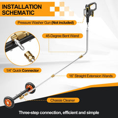SPECILITE rubber caster close-up demonstrating smooth glide and protected vehicle finish