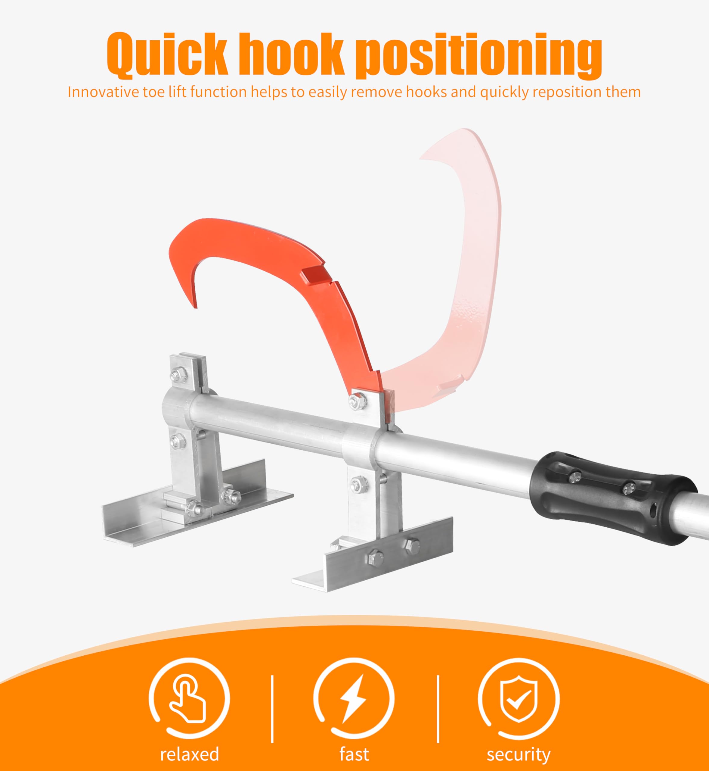 SPEED FORCE dual-foot platform close-up preventing sinking and steady cuts