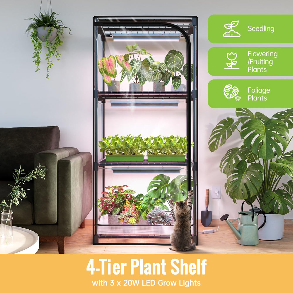 SpeePlant closeup of full-spectrum grow light module, even illumination benefit