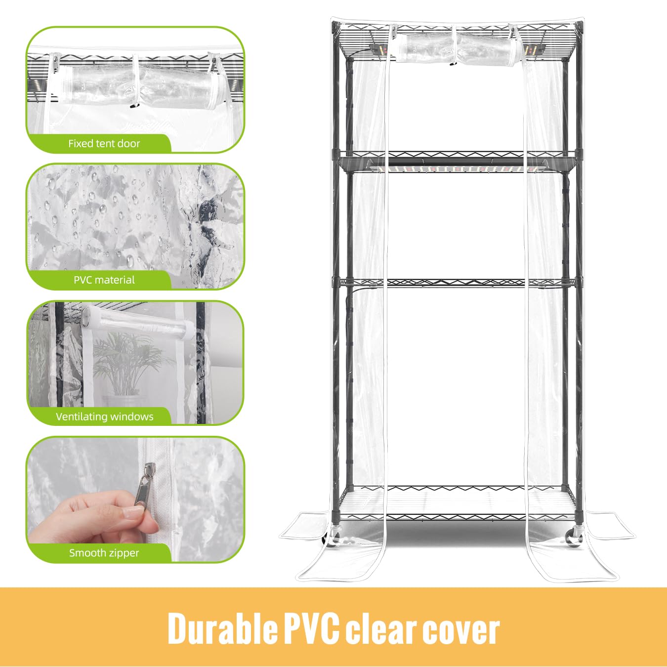 SpeePlant folded greenhouse in storage bag showing easy transport and space saving