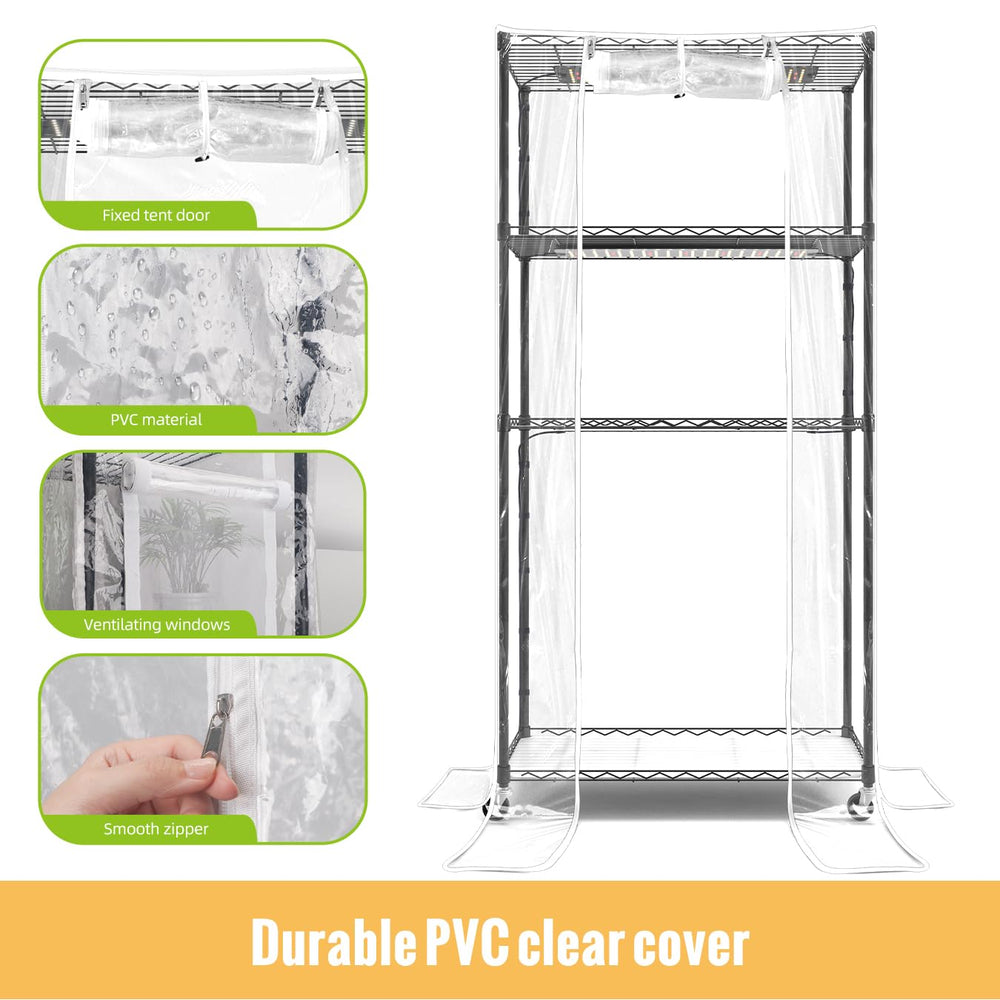 SpeePlant folded greenhouse in storage bag showing easy transport and space saving