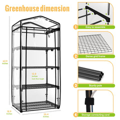 SpeePlant shelf detail with pots demonstrating sturdy metal shelves and airflow