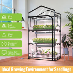 SpeePlant zipper door and ventilation window for easy access and humidity control