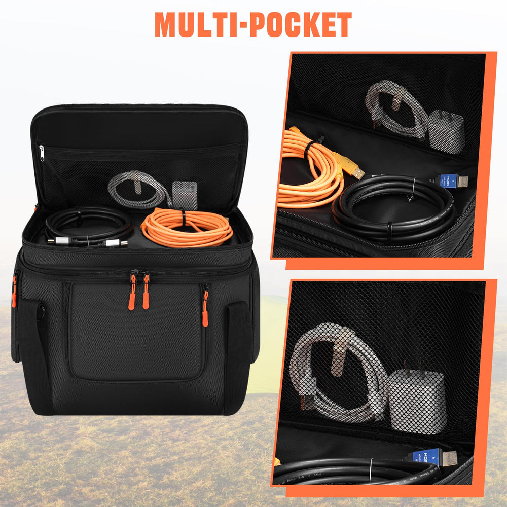Speqerk front quick-access zip exposing screen for easy monitoring