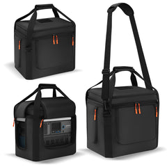 Speqerk front view of the carrying case showing secure fit and quick-access zip for easy use