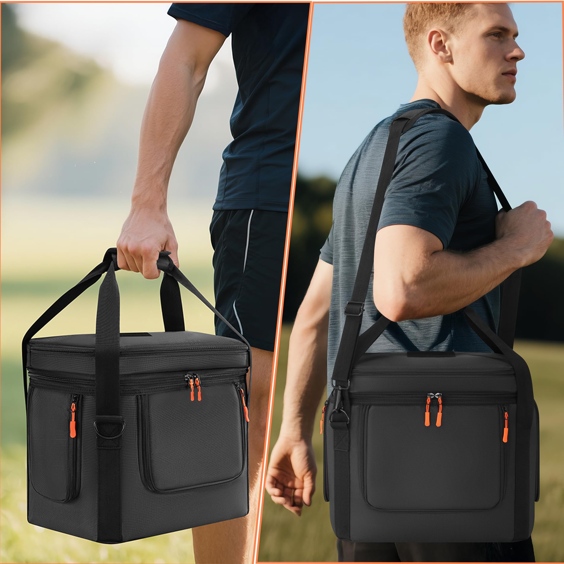 Speqerk bag in a campsite scene demonstrating outdoor protection and convenient access
