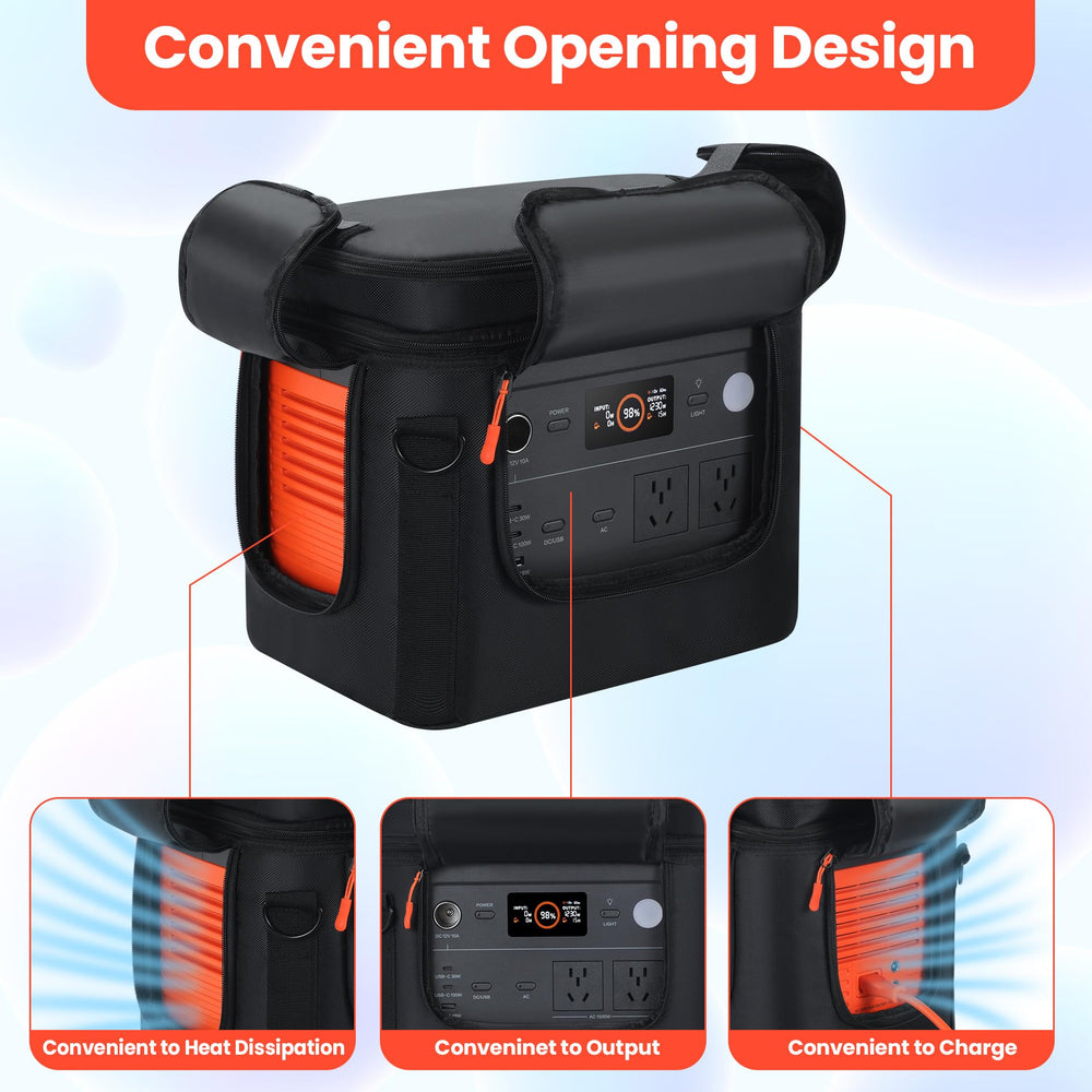 Speqerk padded interior with pocket protecting cables and unit