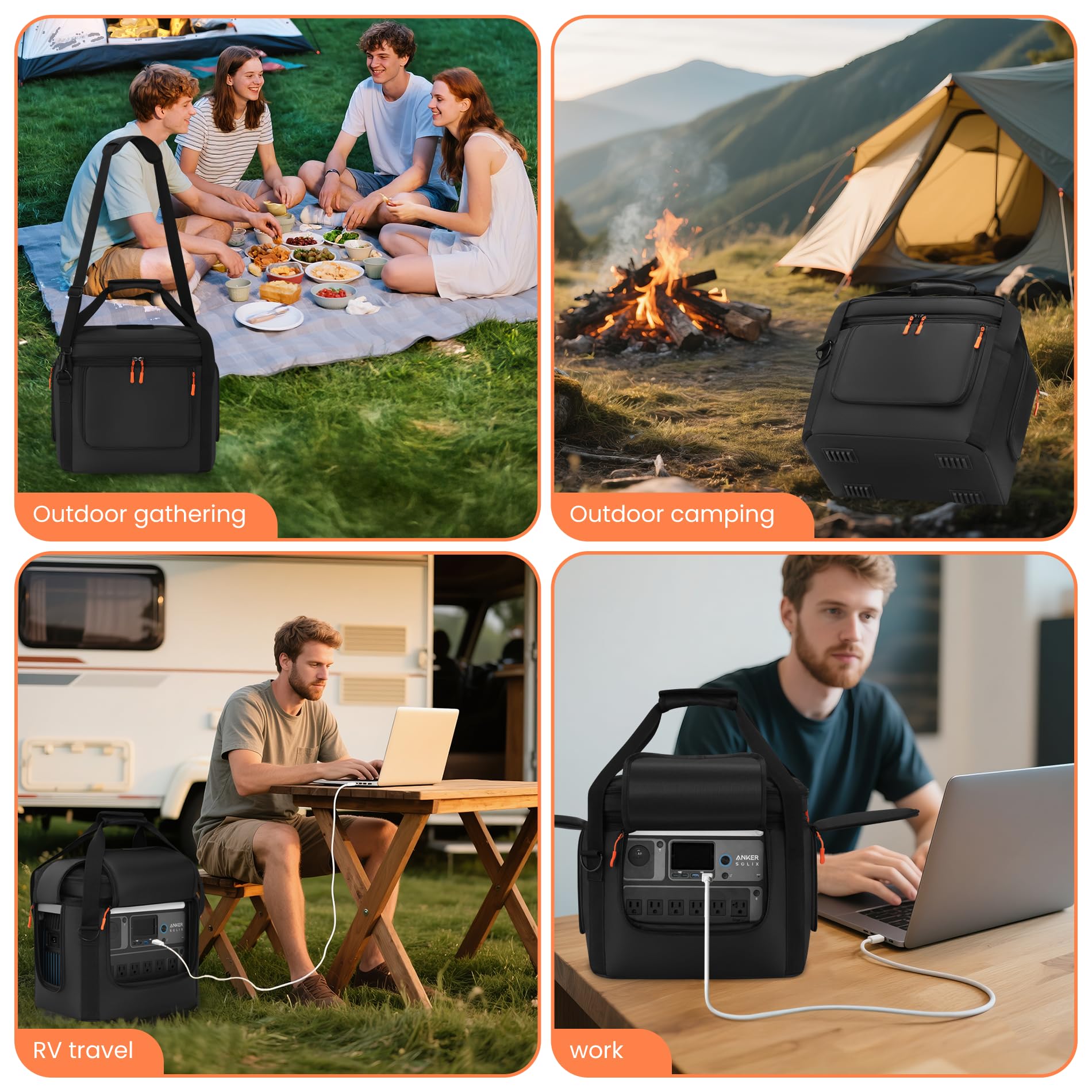 Speqerk carrying case beside a backpack to show compact size and travel-friendly scale