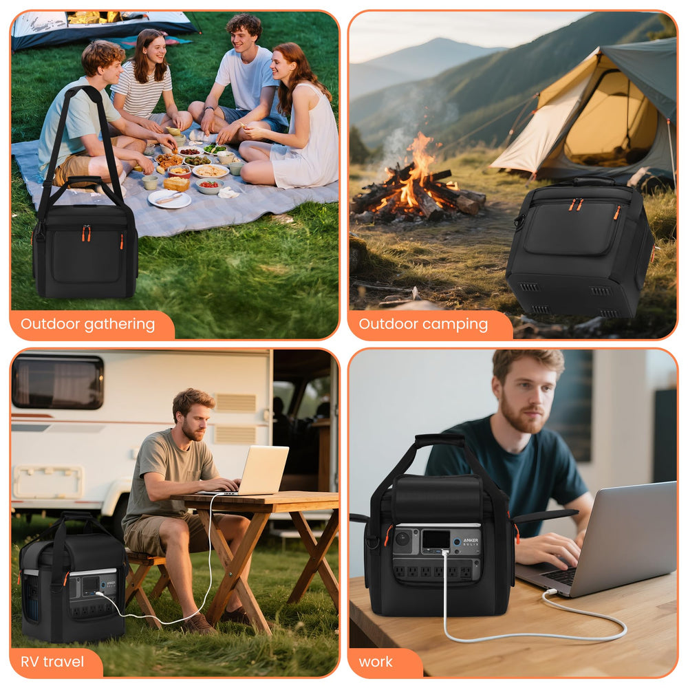 Speqerk carrying case beside a backpack to show compact size and travel-friendly scale