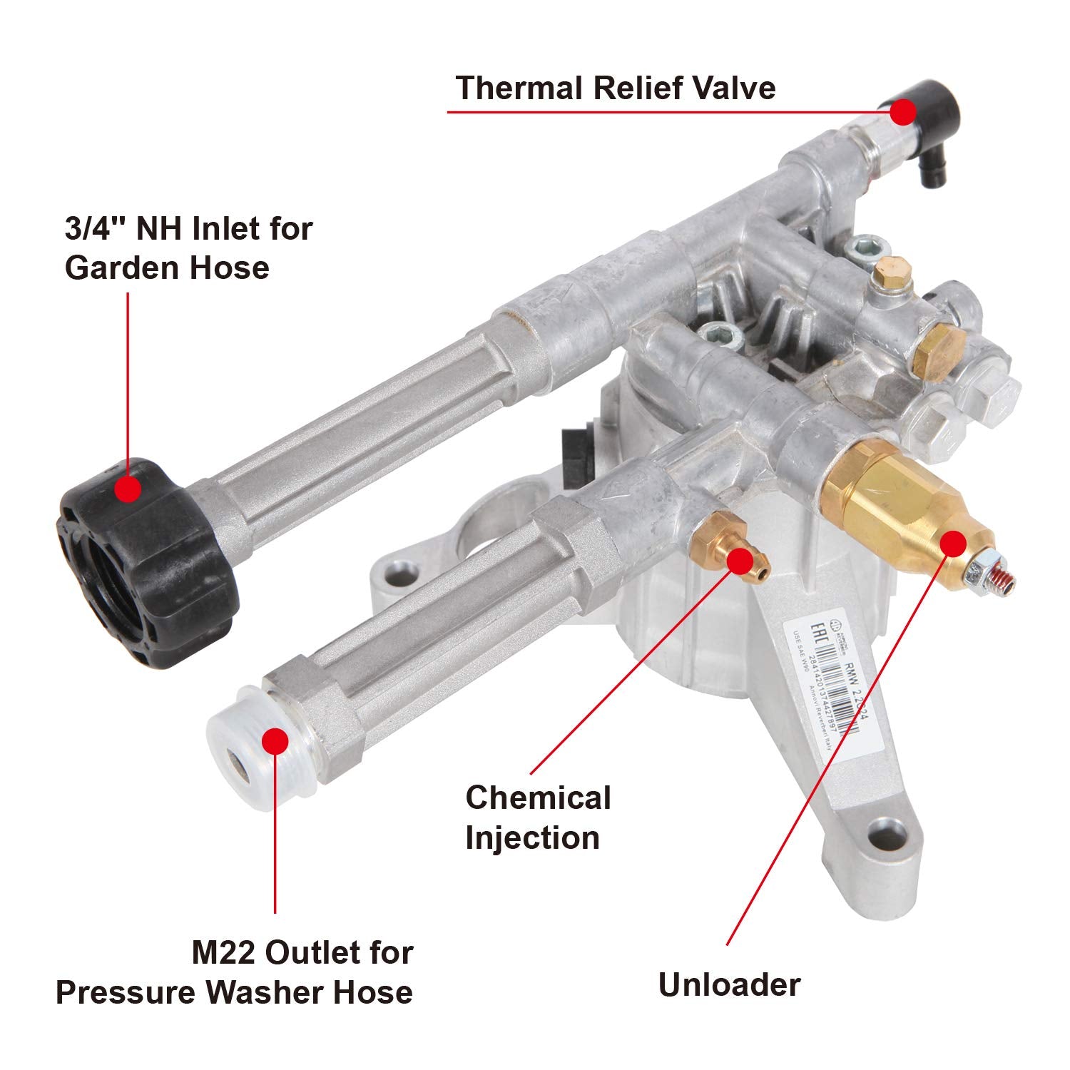 sperus EZ-Start valve closeup illustrating easier pull-starts and reduced torque