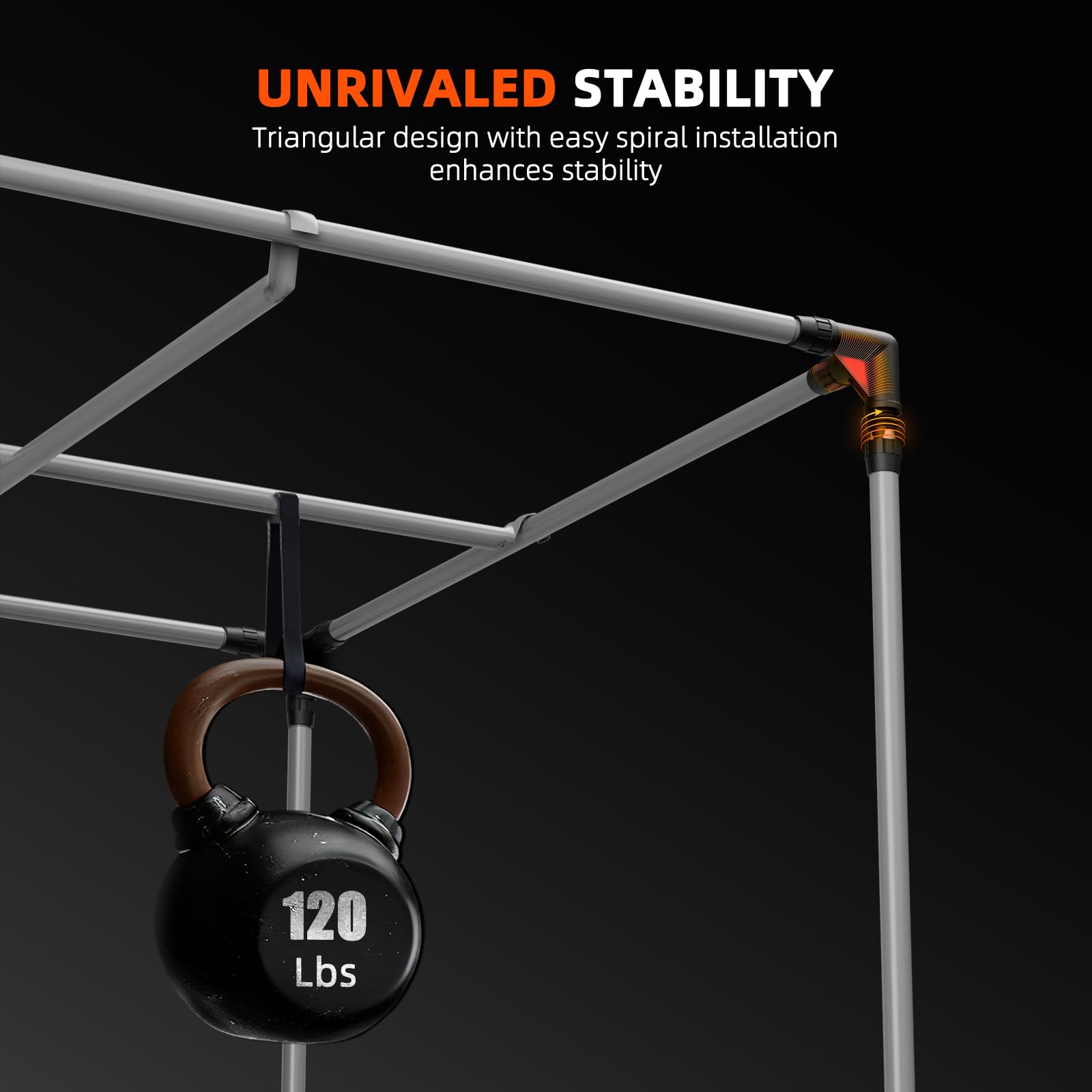 Spider Farmer cable pass-through and controller hooks organizing cords and devices neatly