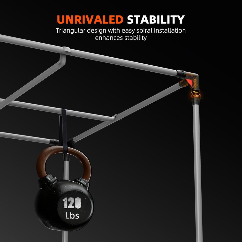 Spider Farmer cable pass-through and controller hooks organizing cords and devices neatly