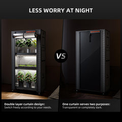 Spider Farmer close-up of an 18W full-spectrum LED bar highlighting energy-efficient light output