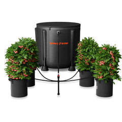 Spider Farmer front packaging showing full drip irrigation kit and benefits