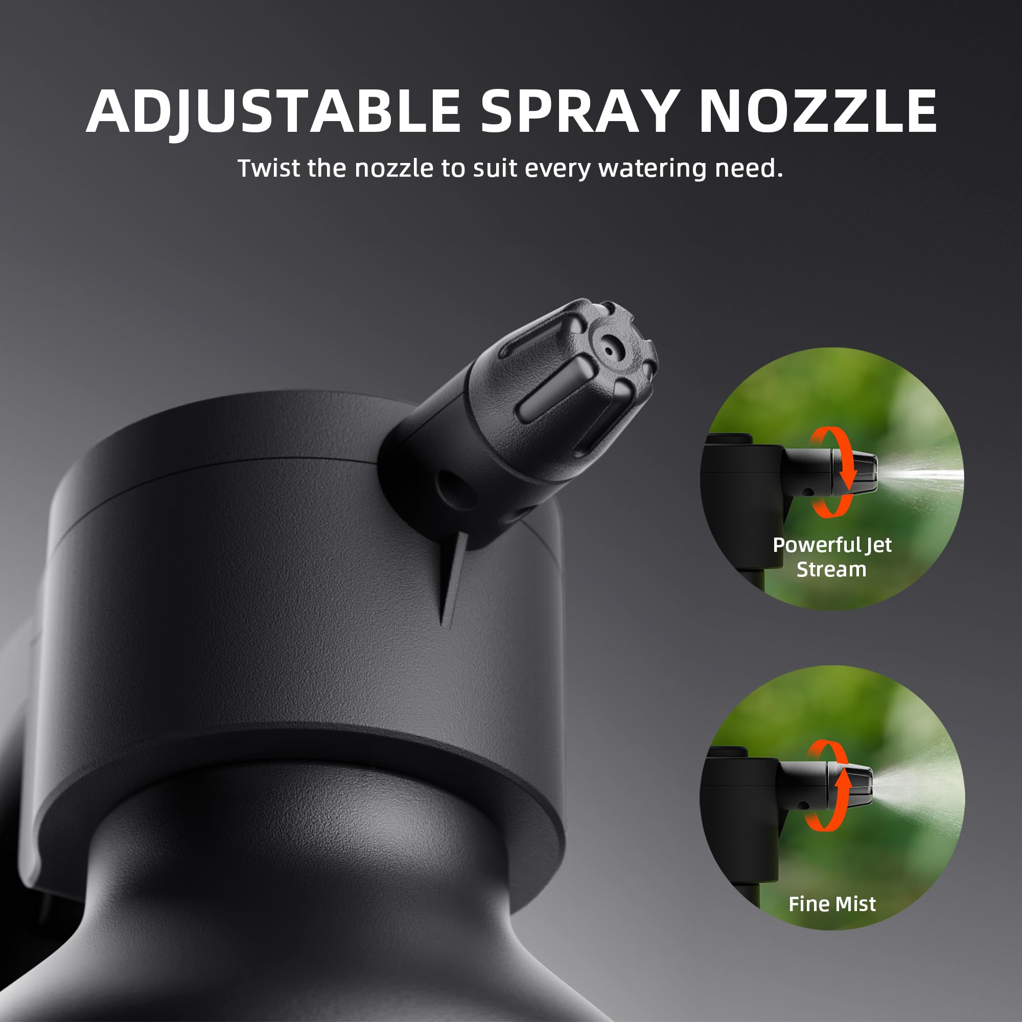 Spider Farmer sprayer in use watering outdoor plants for consistent coverage