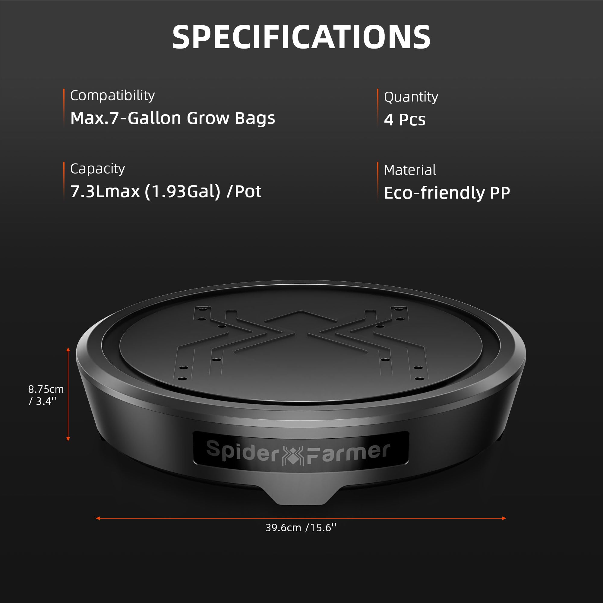 Spider Farmer tubing and shut-off box image showing flow control for maintenance convenience