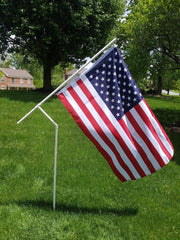 Spinner Flag glued PVC fittings close-up highlighting durable construction