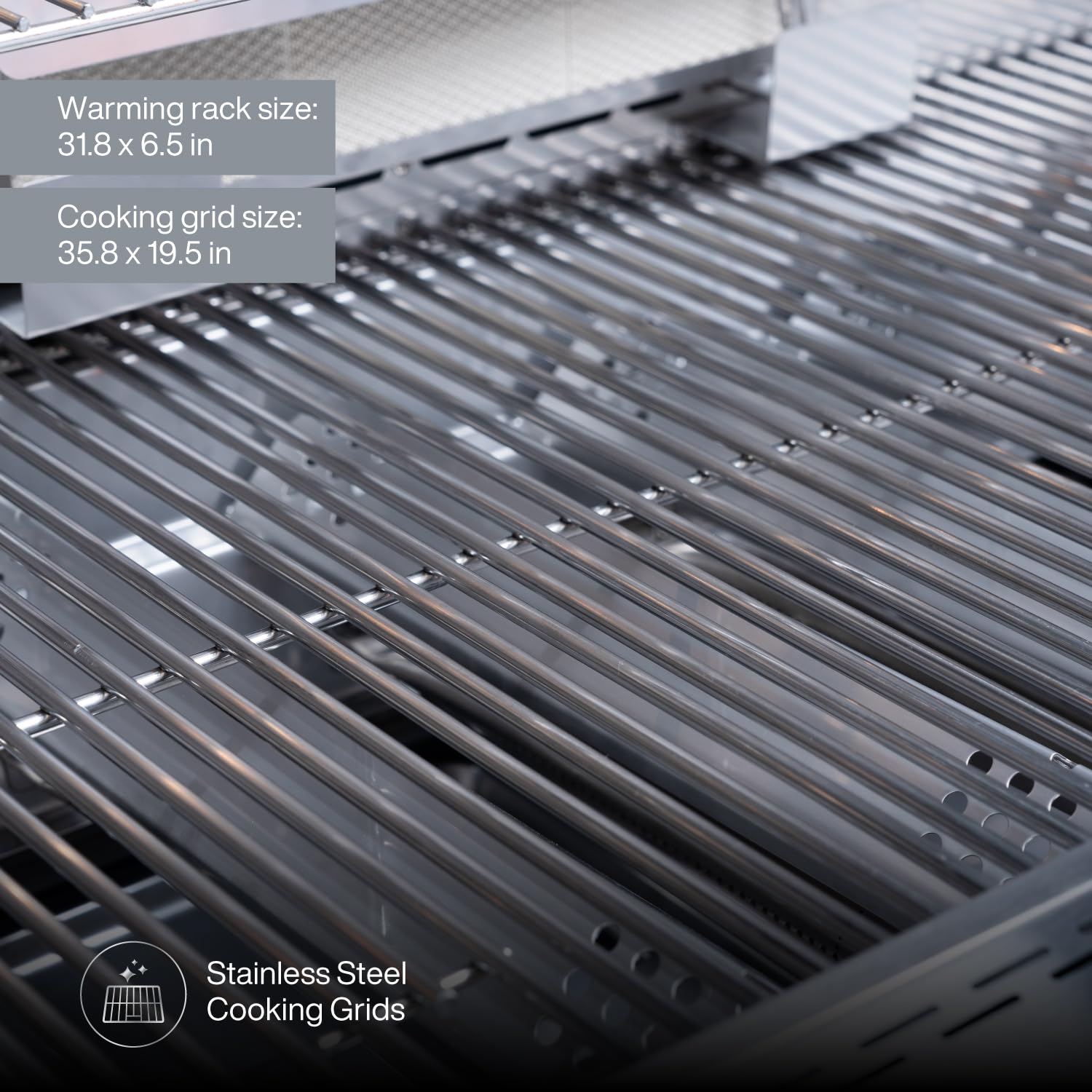 SPIRE ignition and flame detail showing reliable start and consistent heat