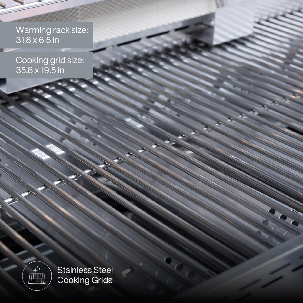 SPIRE ignition and flame detail showing reliable start and consistent heat