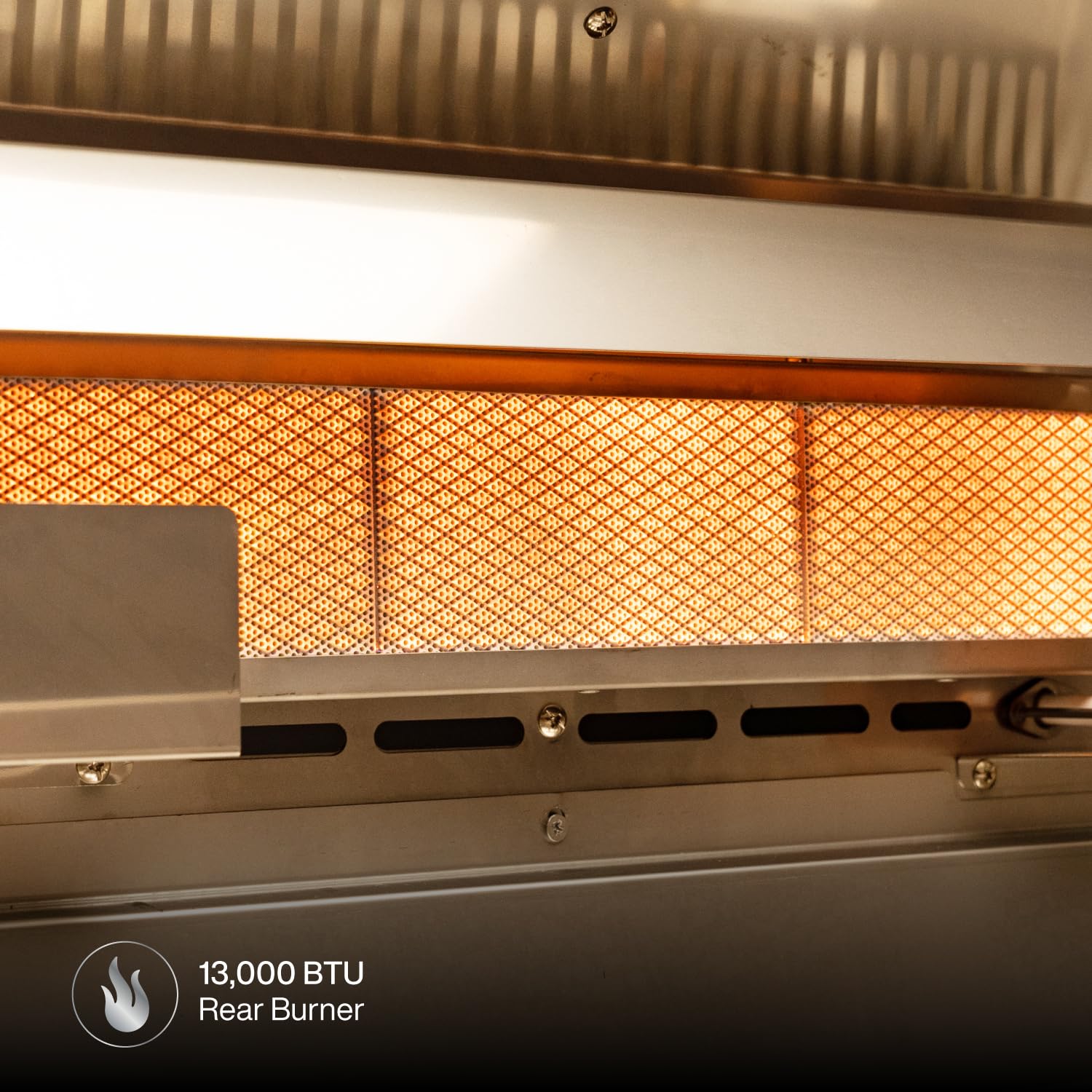 SPIRE side profile in built-in cabinet demonstrating flush installation benefit