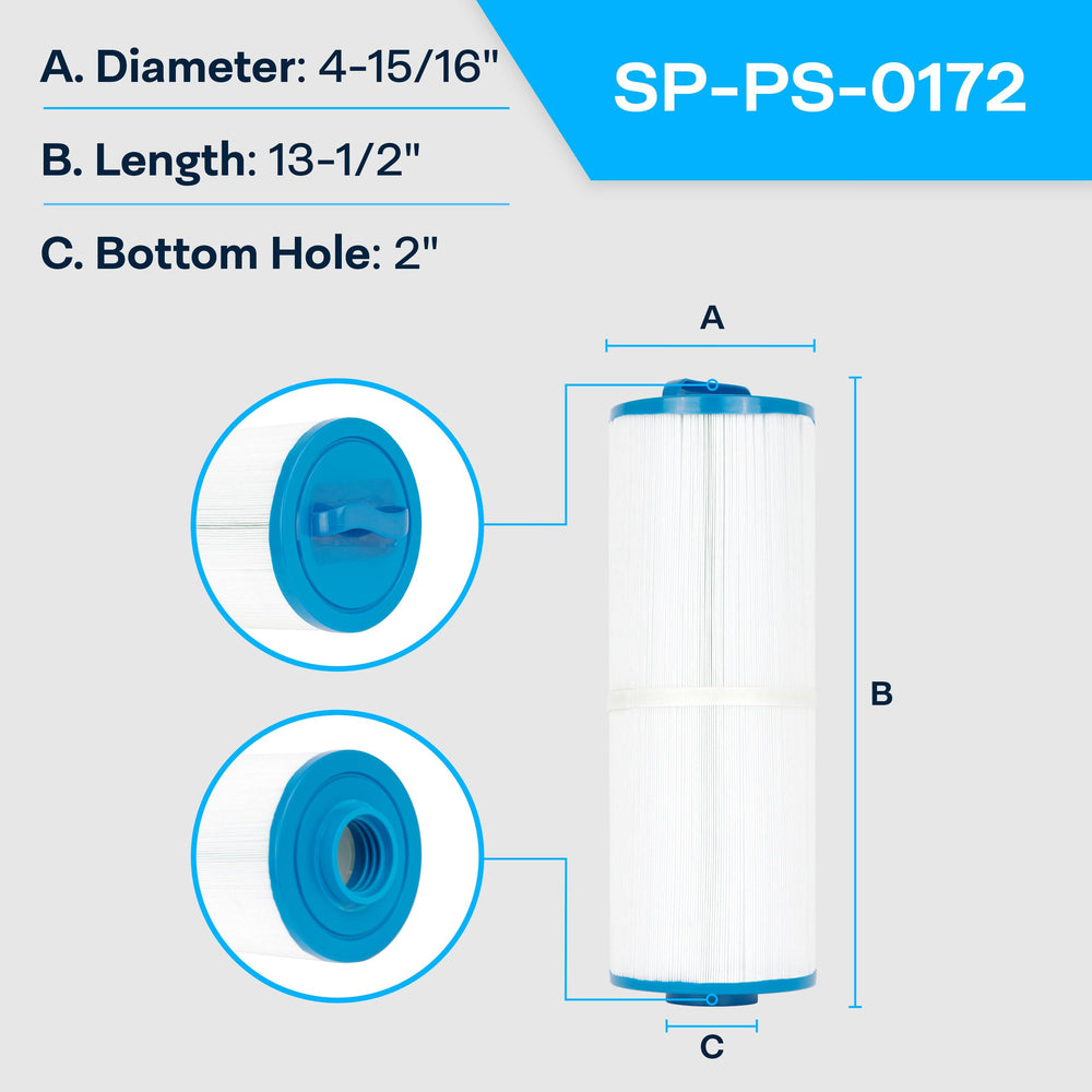 SpiroPure end cap close-up showing molded strength and durability