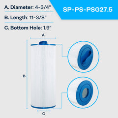 SpiroPure close-up of pleated media showing increased dirt-holding capacity