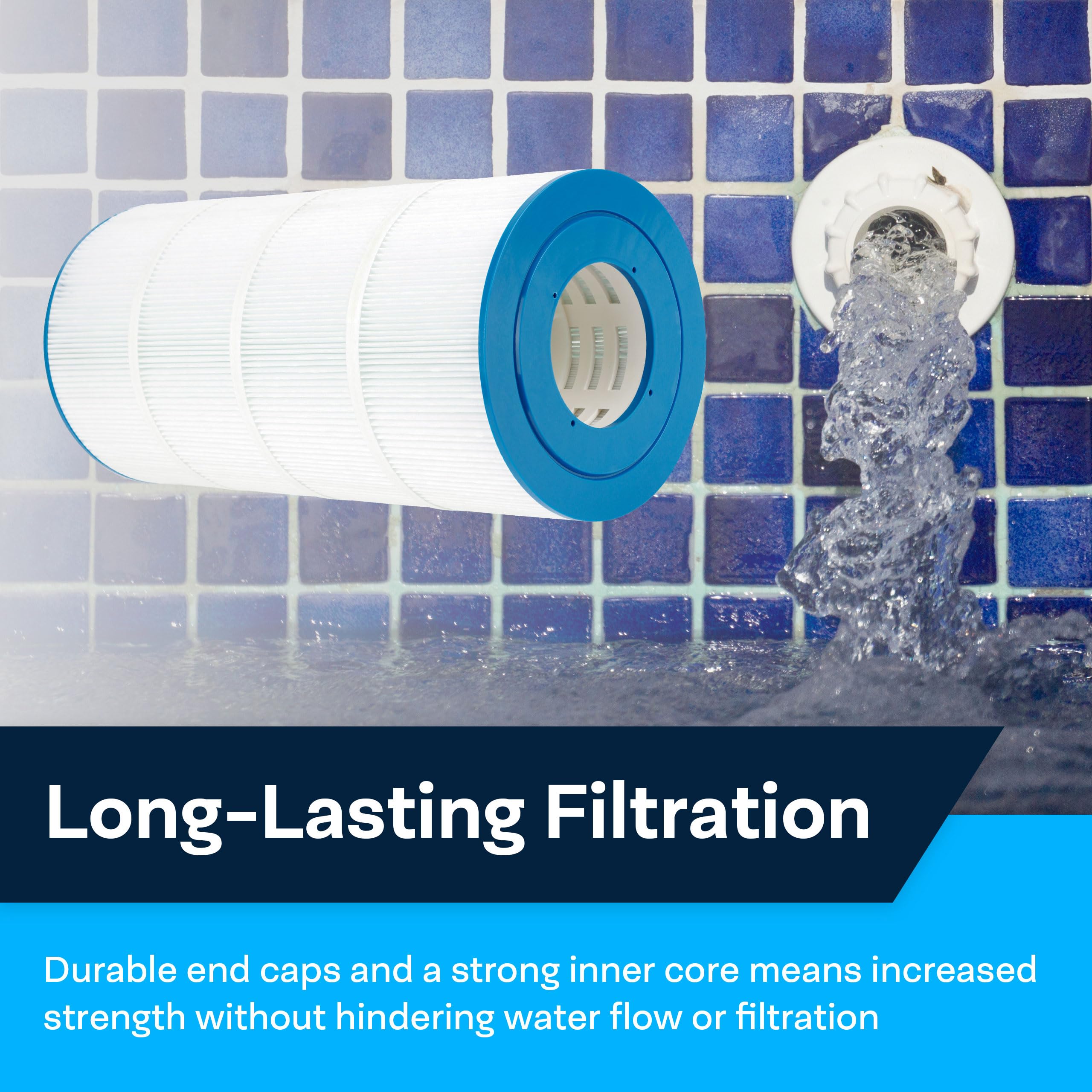 SpiroPure cartridge installed in a filter housing restoring water flow efficiently