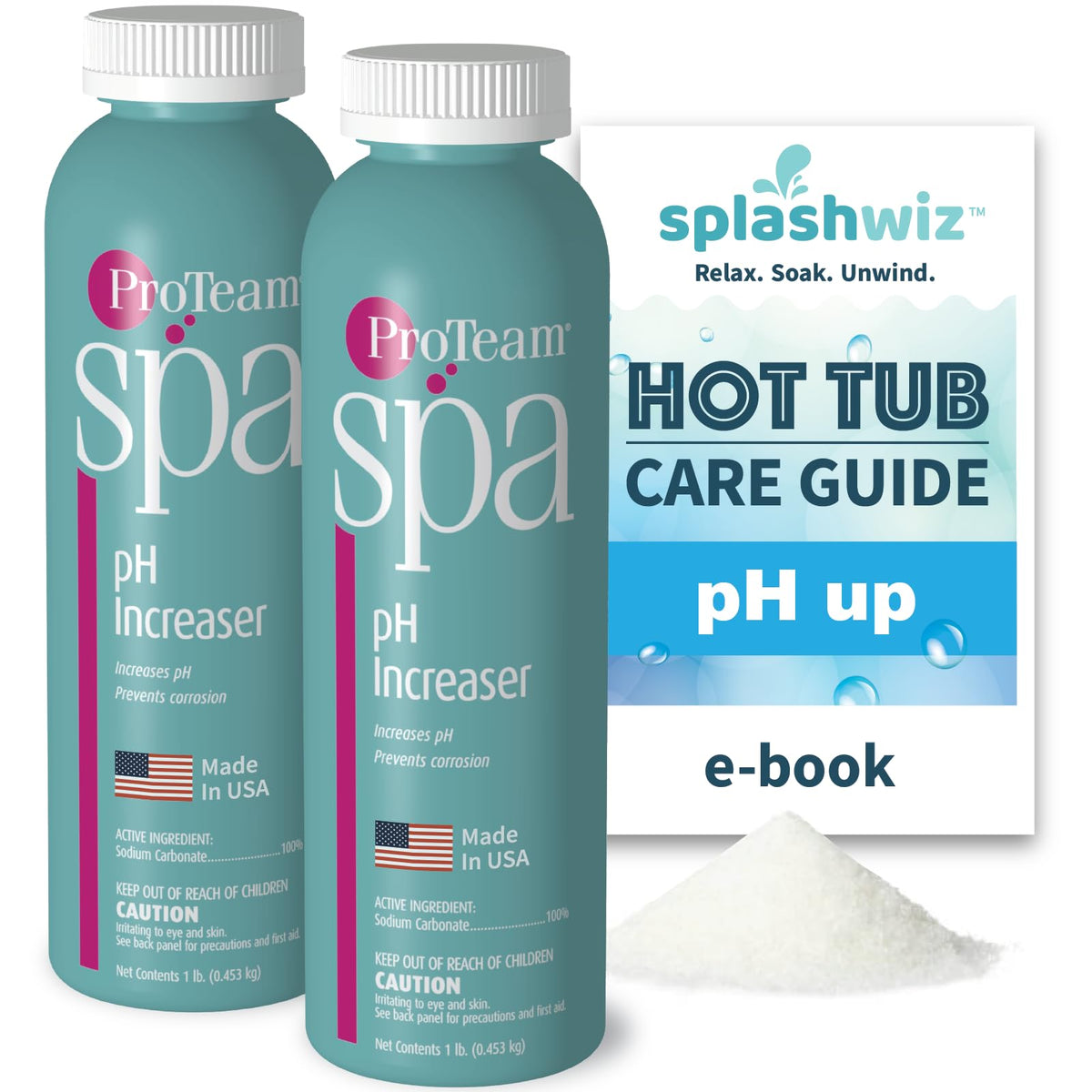 SplashWiz ProTeam front packaging showing 2-pack and clear labeling benefit clarity
