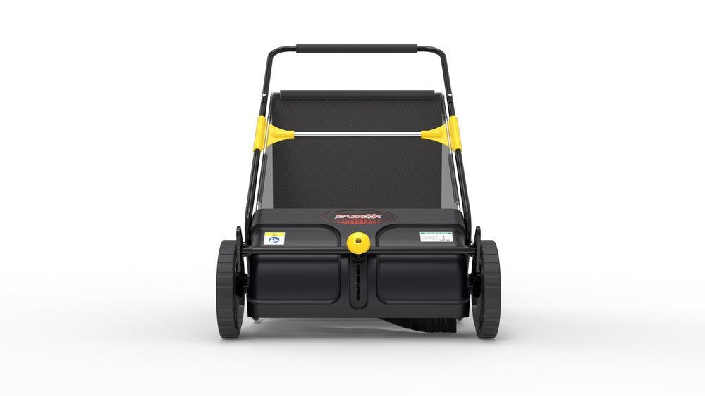 SPLENDOR front view assembled showing compact sweeping path and frame benefit