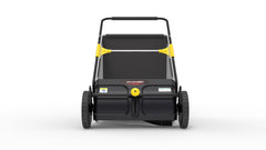 SPLENDOR front view assembled showing compact sweeping path and frame benefit