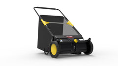 SPLENDOR side view with hopper full demonstrating large debris capacity benefit