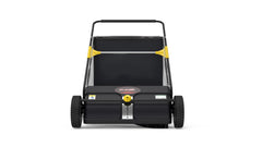 SPLENDOR front overview showing full lawn sweeper for quick yard cleanup