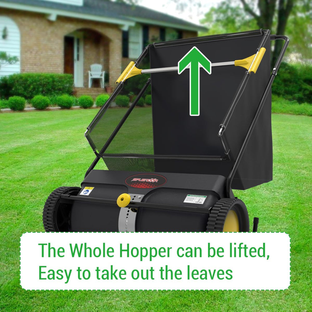SPLENDOR in use on lawn demonstrating quiet, fuel-free operation