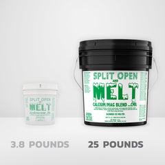 Split Open and Melt being applied with a handheld spreader for accurate, even distribution