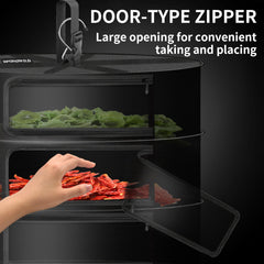 SPONDWILD bottom compartment storing scissors and labels for convenience