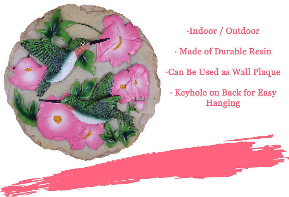 Spoontiques hummingbird on porch wall adding personality to outdoor space