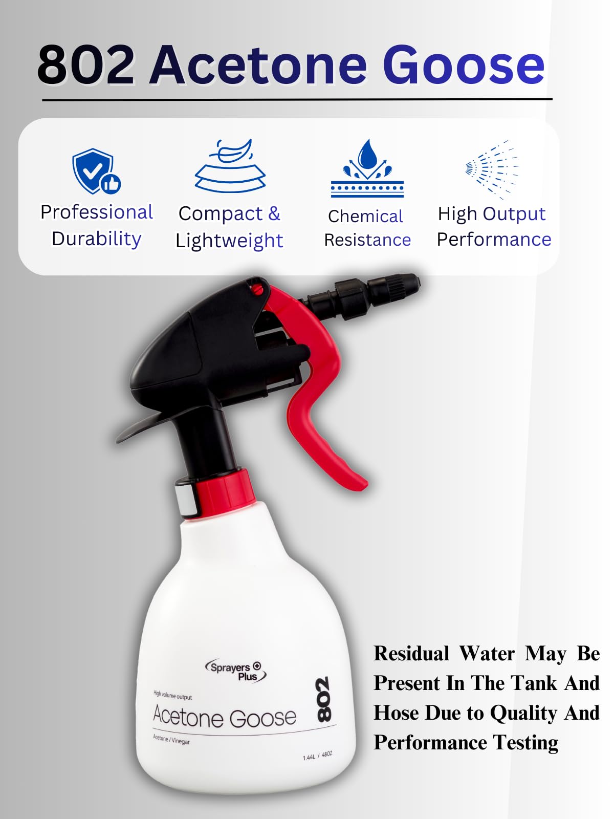 Sprayers Plus 802 nozzle detail displaying adjustable stream‑to‑mist control for precise application