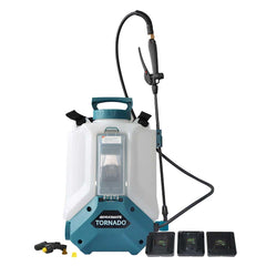 SprayMate Tornado front view showing tank and wand for quick identification and benefit