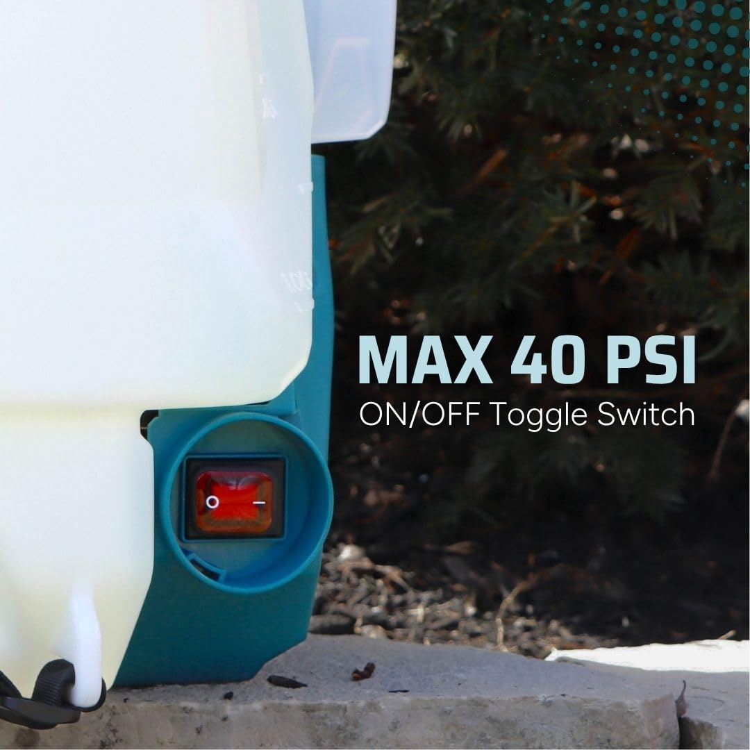 SprayMate Tornado tank level marks visible to show accurate mixing and measurement