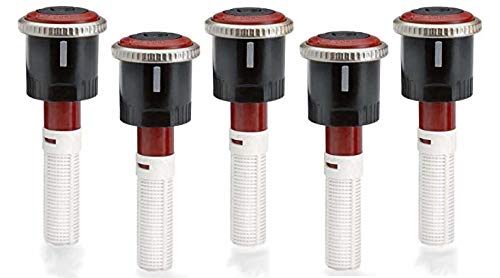 Sprinkler branded Hunter MP1000 five-pack front view showing nozzle faces and compact design for easy replacement