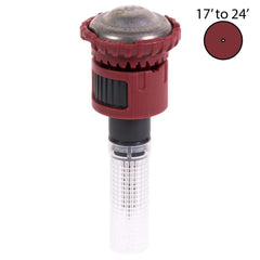 Sprinkler Rain Bird R-VAN24-360 close-up of rotating stream tip, showing durable design and wind resistance