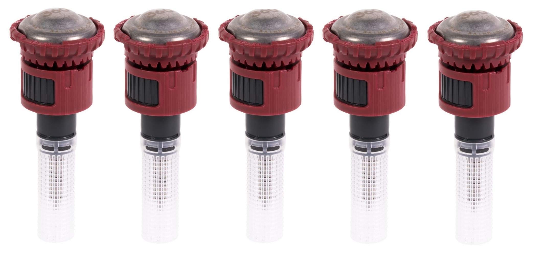 Sprinkler Rain Bird R-VAN24-360 five-nozzle bag packaging showing contents and labeling, clear identification benefit