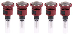 Sprinkler Rain Bird R-VAN24-360 five-nozzle bag packaging showing contents and labeling, clear identification benefit