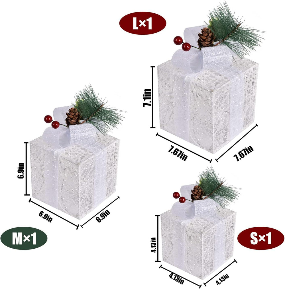 SPRKLINLIN three boxes together showing large medium small scale