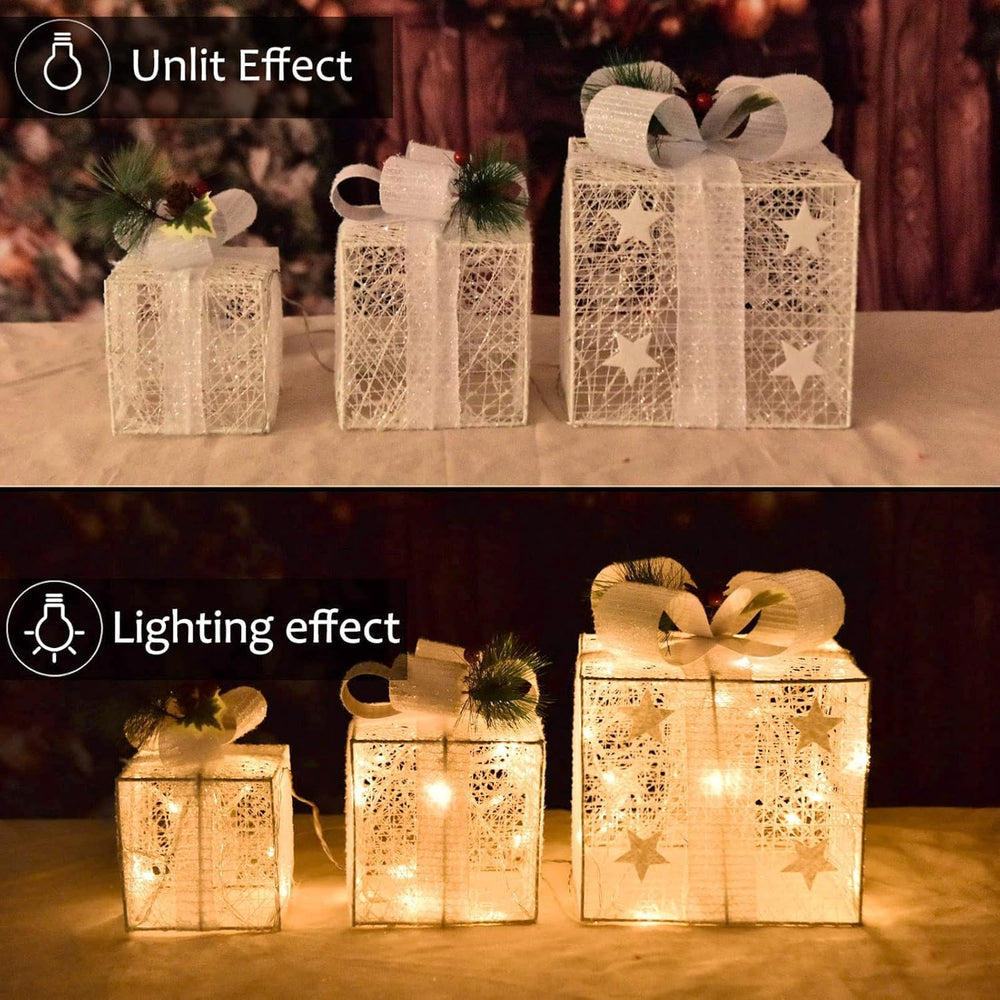 SPRKLINLIN side profile of single box lit, highlights bright LED effect