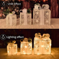 SPRKLINLIN side profile of single box lit, highlights bright LED effect