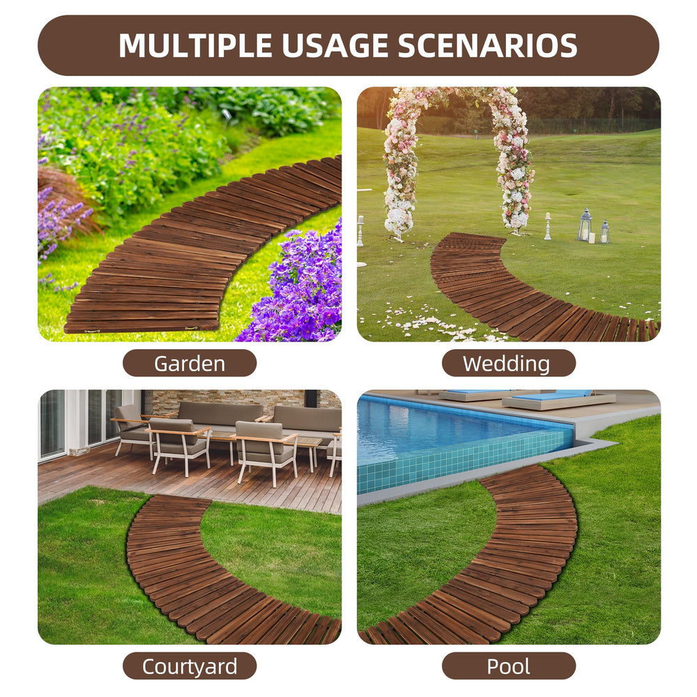 Spurgehom pathway next to foot showing scale and width for comfortable walking