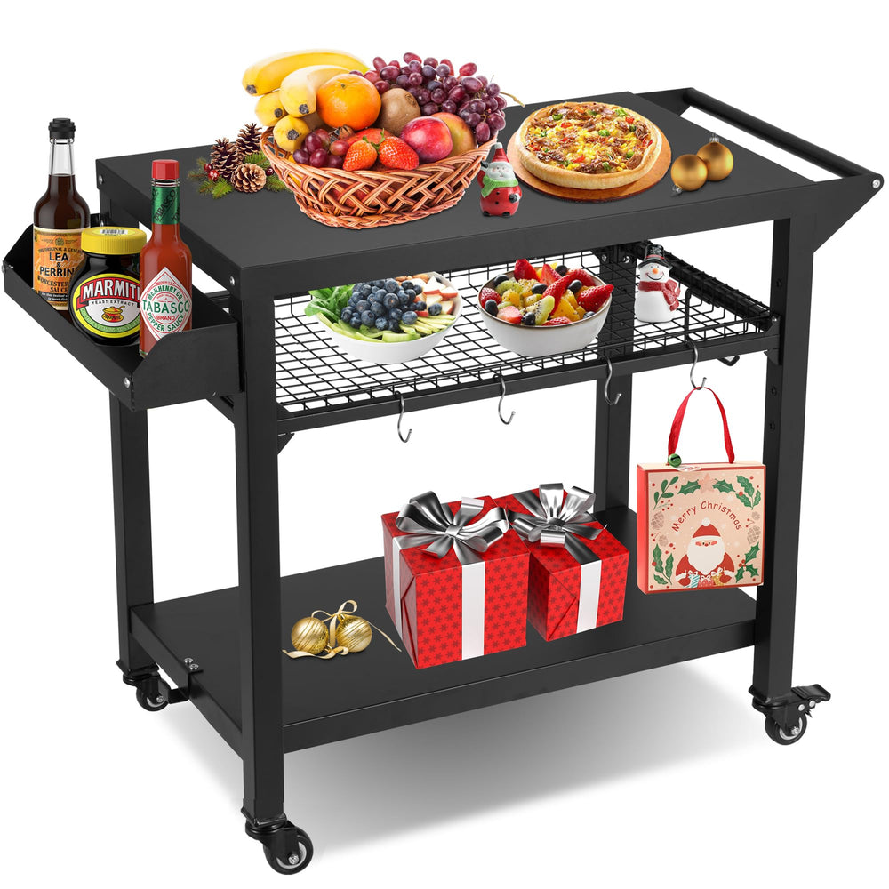 Spurgehom cart beside a person showing compact footprint and scale benefit