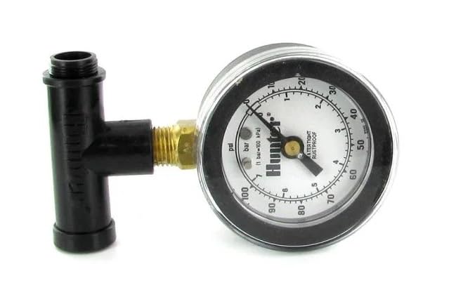 SPW Hunter MPGauge front assembly showing gauge face and adapter for accurate on-head readings